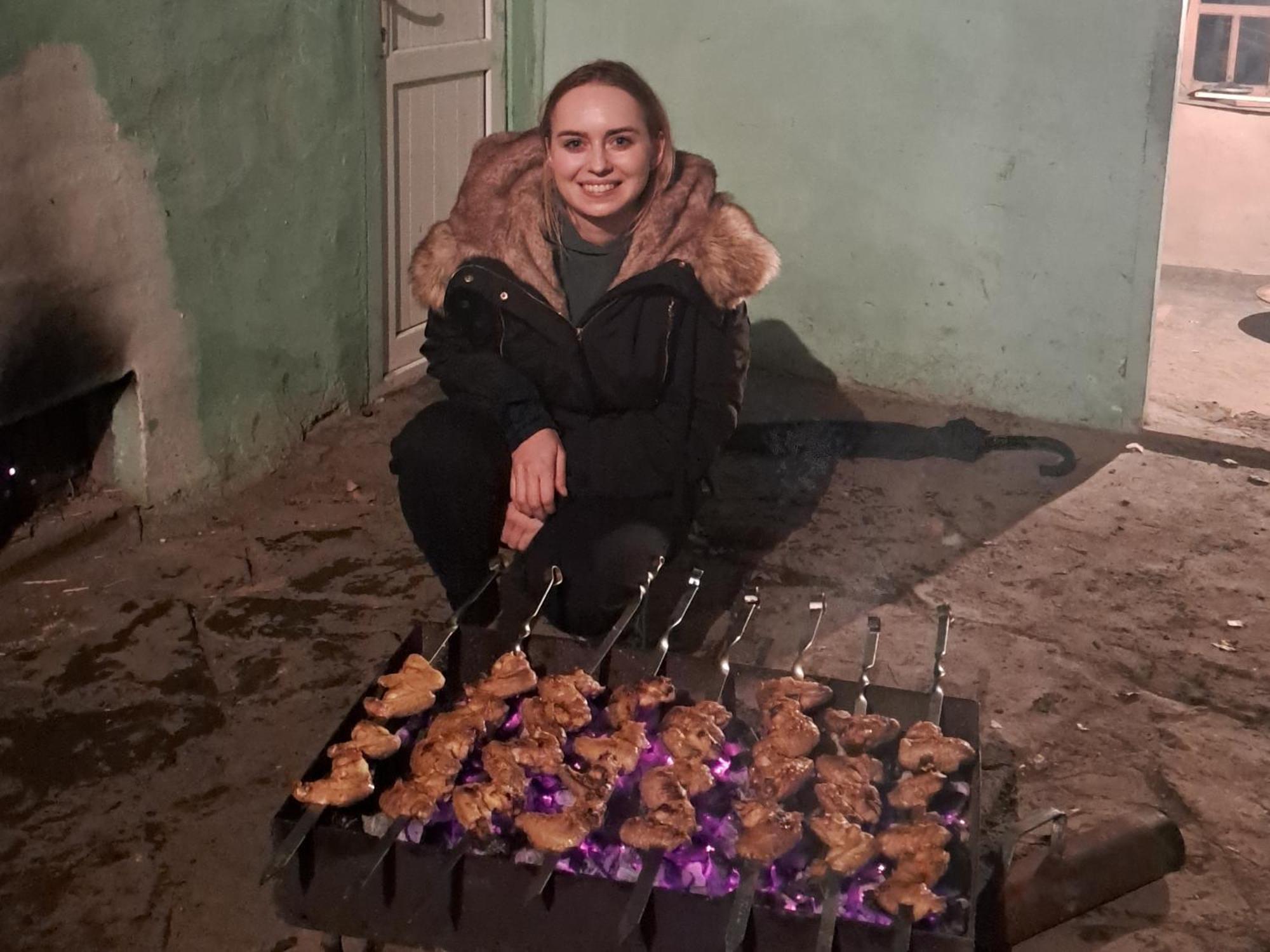 Xinaliq Khinalig Izzet'S Riverside Home Stay Buitenkant foto